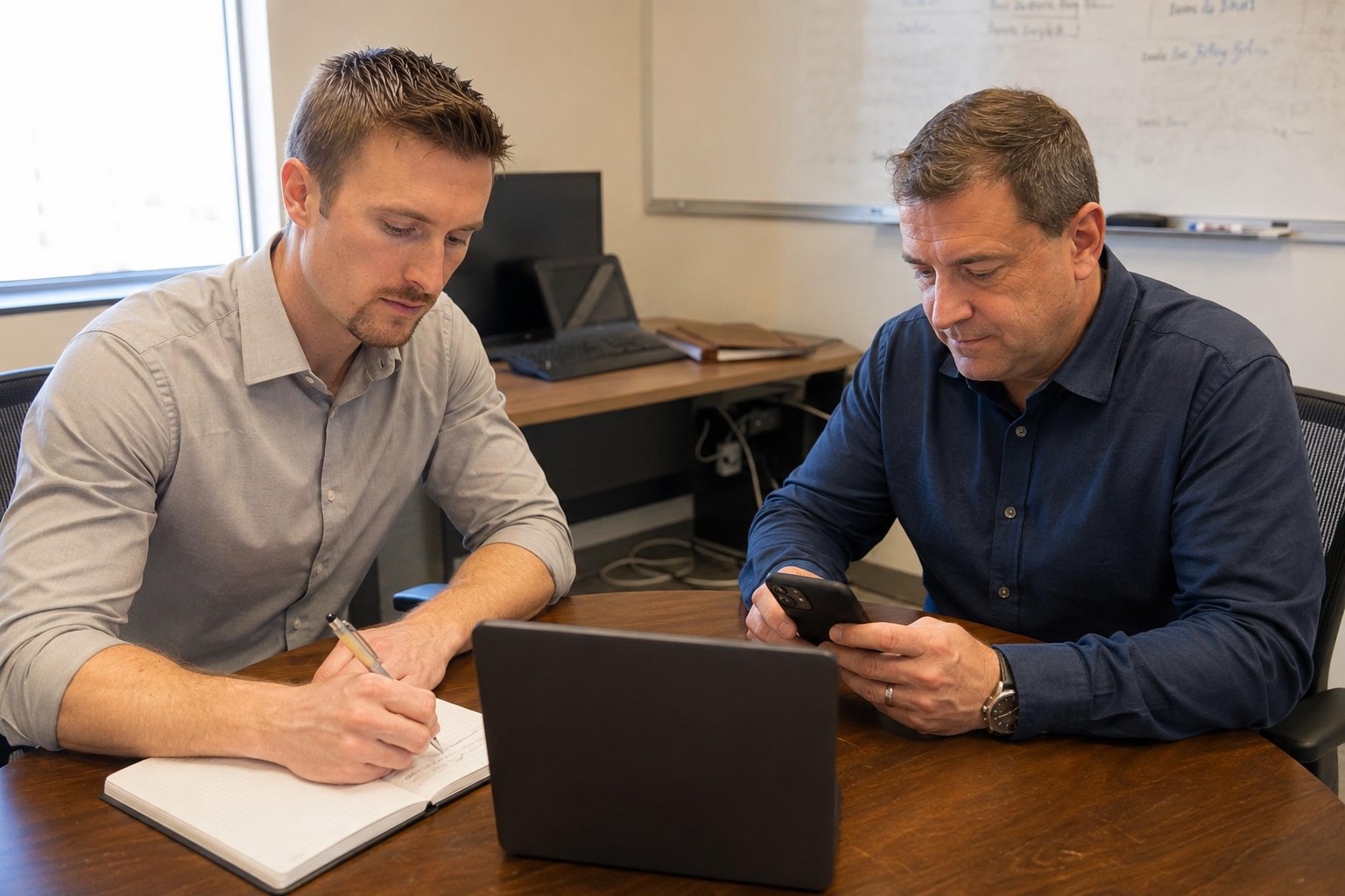 checking account access and security details before an employee starts