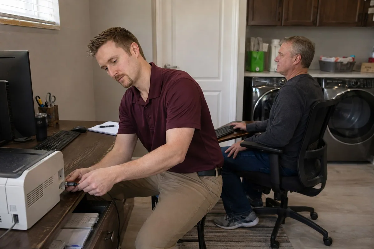 Choosing and testing a dependable printer connection.