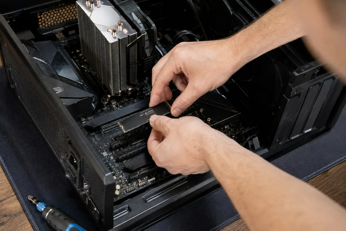 Installing an SSD when a computer is worth upgrading.