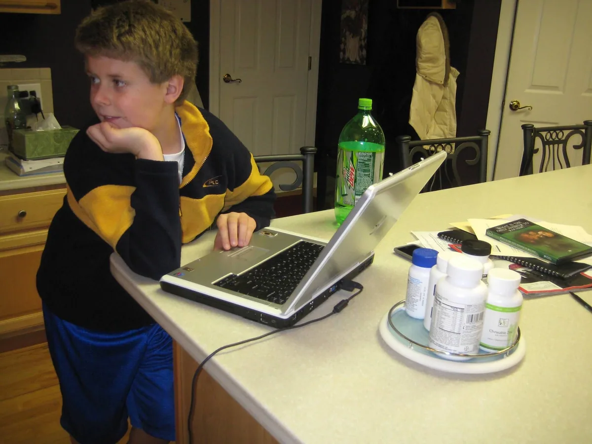 First laptop from Grandpa