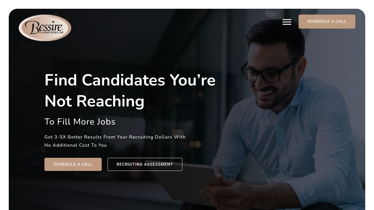 Bessire & Associates recruitment advertising website homepage